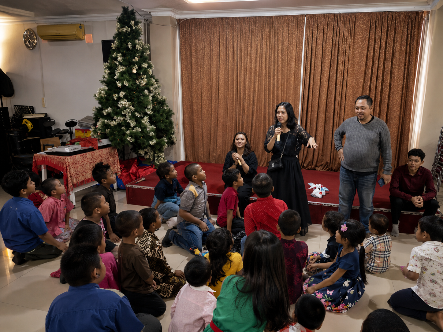 Deborah Tech community outreach at an orphanage in Indonesia
